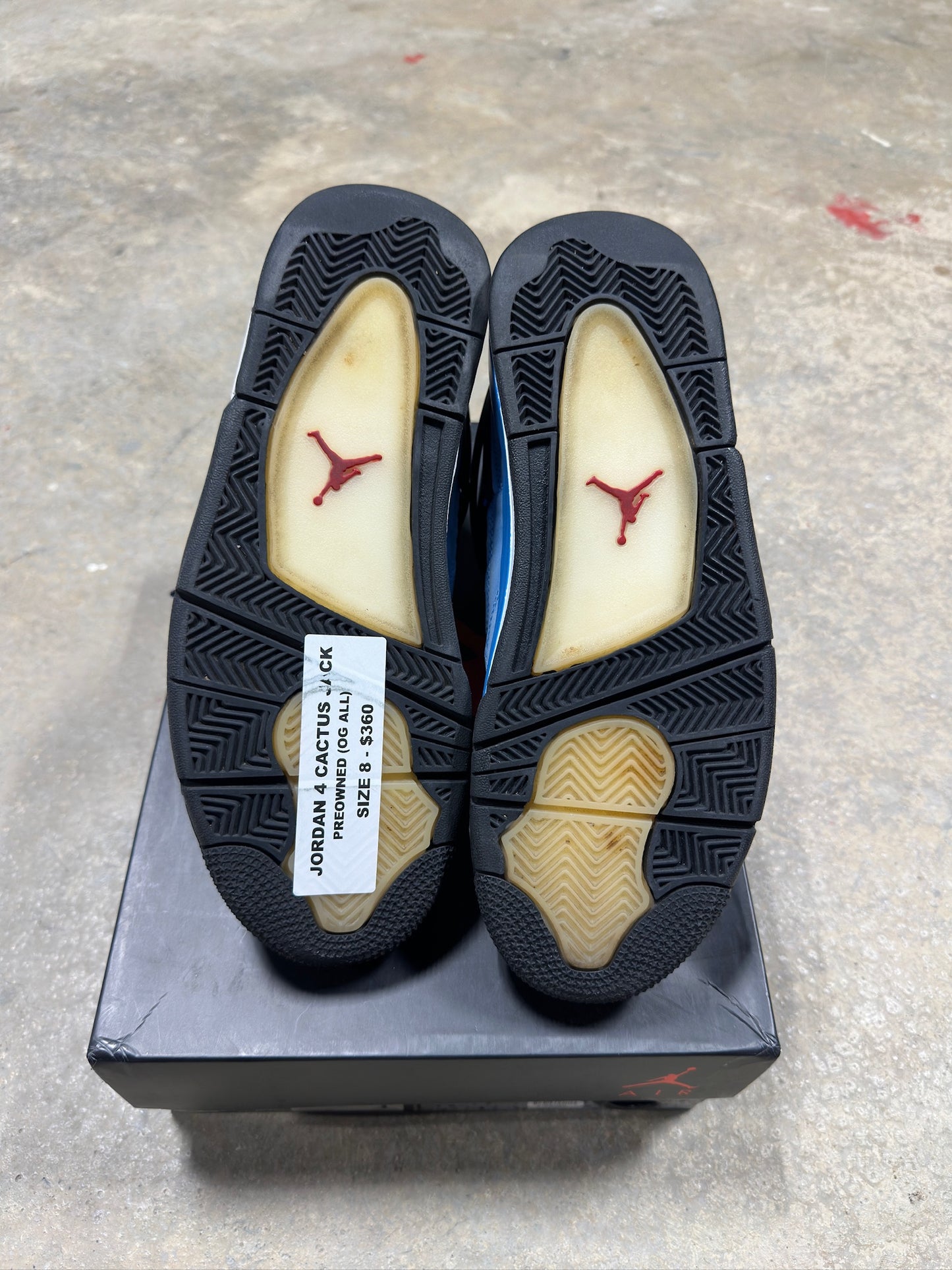 Jordan 4 Cactus Jack Sz 8