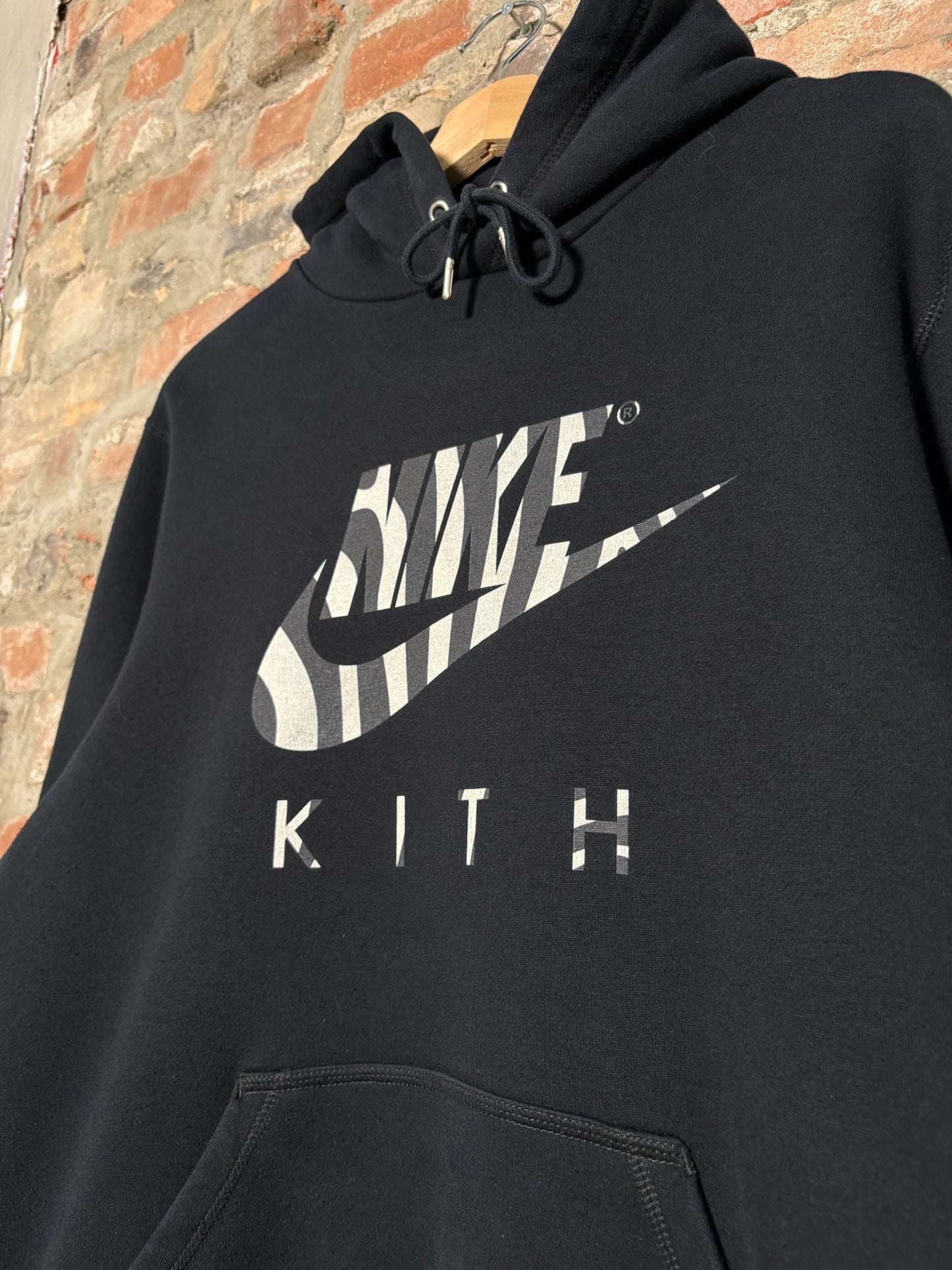 Nike x Kith Hoodie Black Sz L