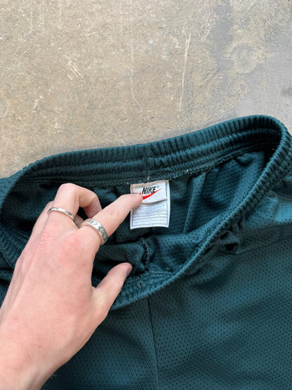(M) 90s Nike Forrest Green Basketball Shorts