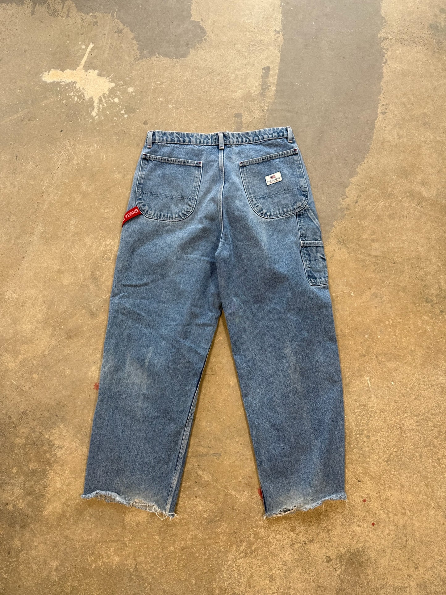(36W) Y2K Polo Denim Carpenter Pants