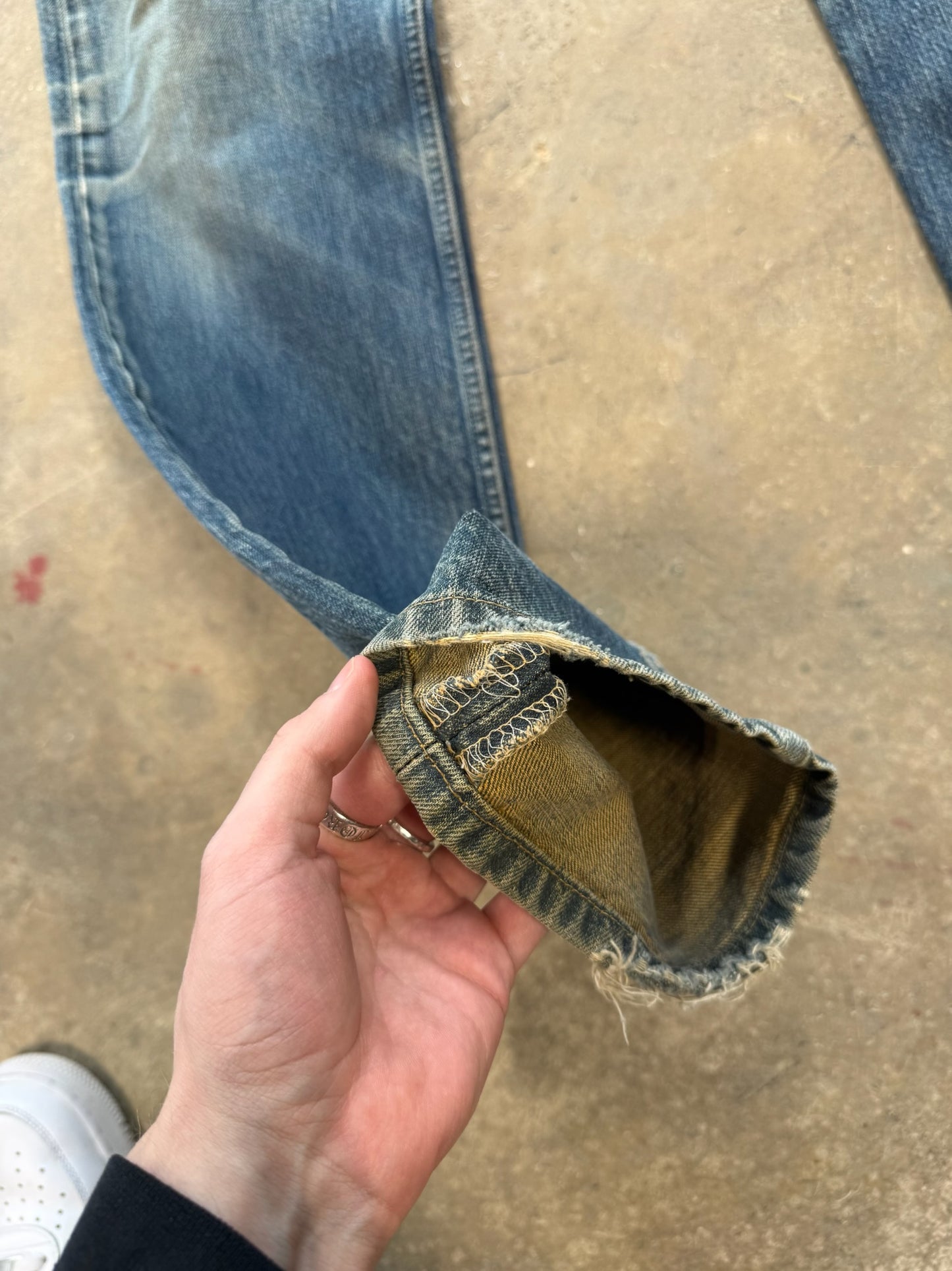 (33) Vtg Levi’s Salvaged Denim 501’s