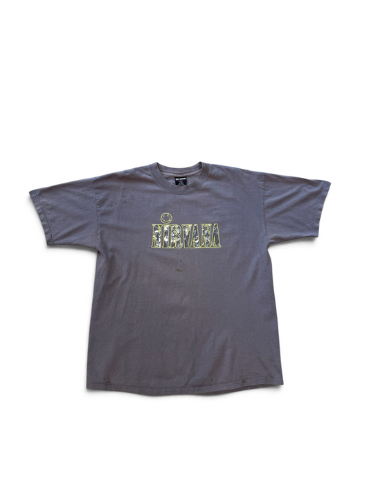 (XL) 90’s Nirvana Spell Out Tee