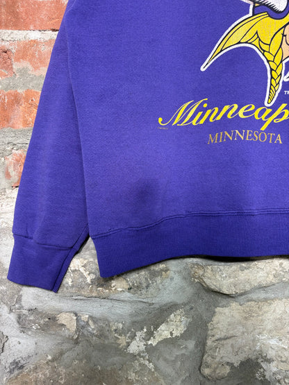 1996 Vikings NFL Crewneck Purple Sz XL