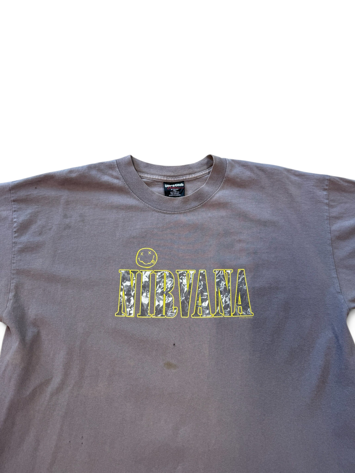 (XL) 90’s Nirvana Spell Out Tee