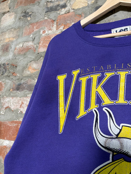 1996 Vikings NFL Crewneck Purple Sz XL