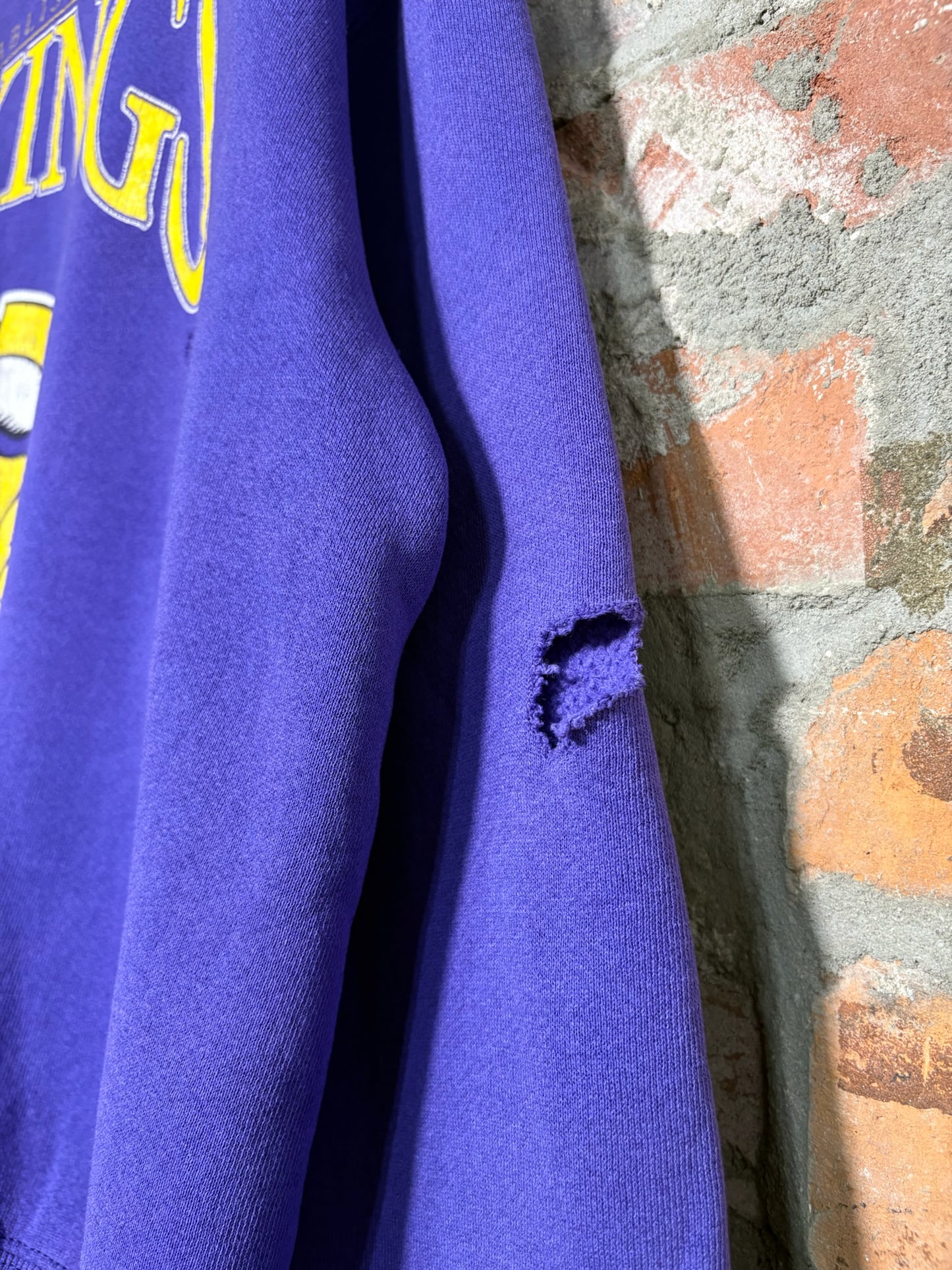 1996 Vikings NFL Crewneck Purple Sz XL