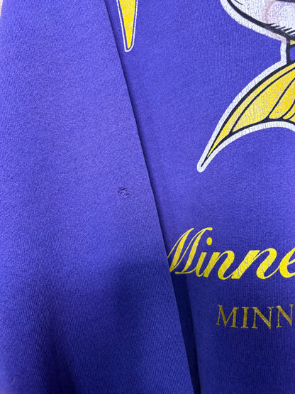 1996 Vikings NFL Crewneck Purple Sz XL