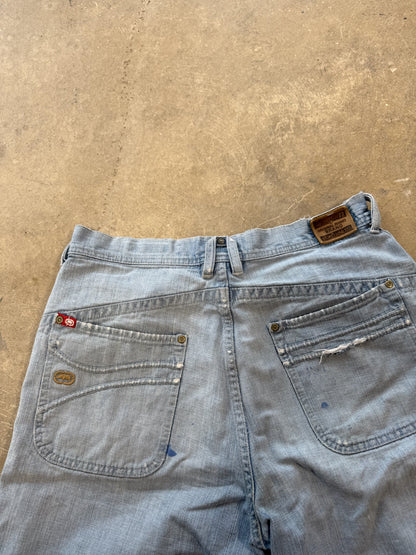 (32W) Y2K Ecko Faded Jorts