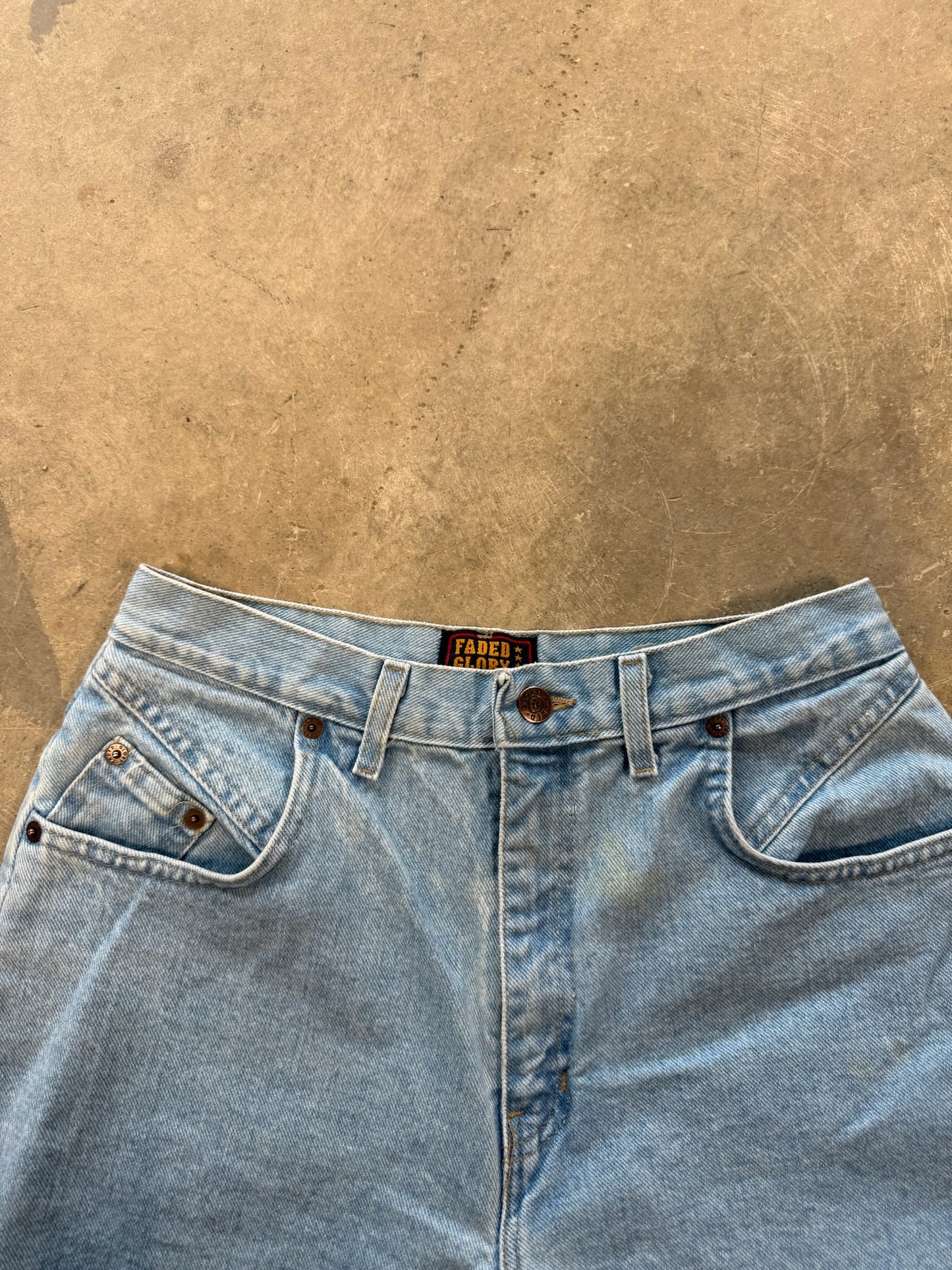 (29W) Y2K Faded Glory Denim Jorts