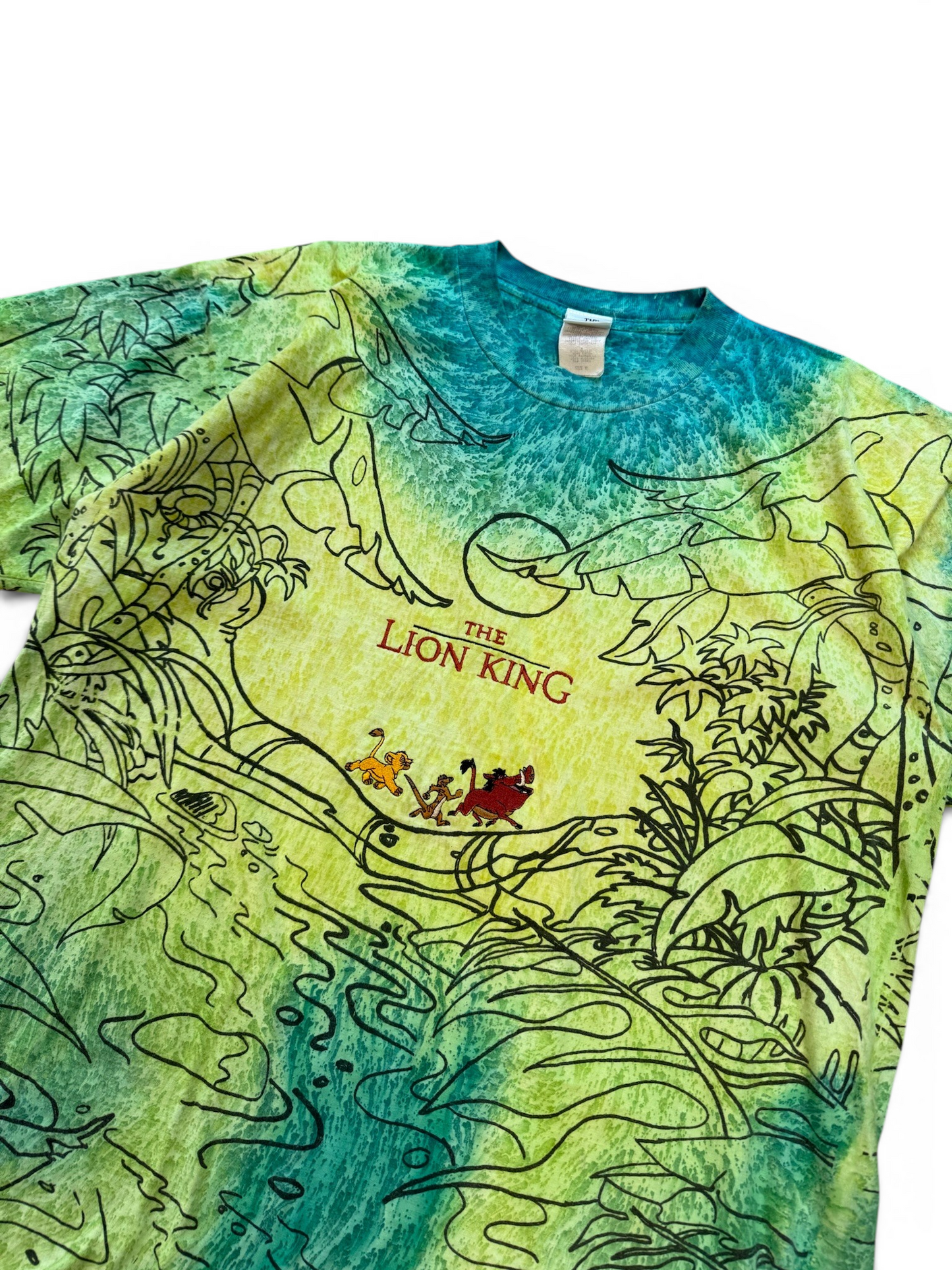 (XL) Vintage 90s The Lion King AOP Tee