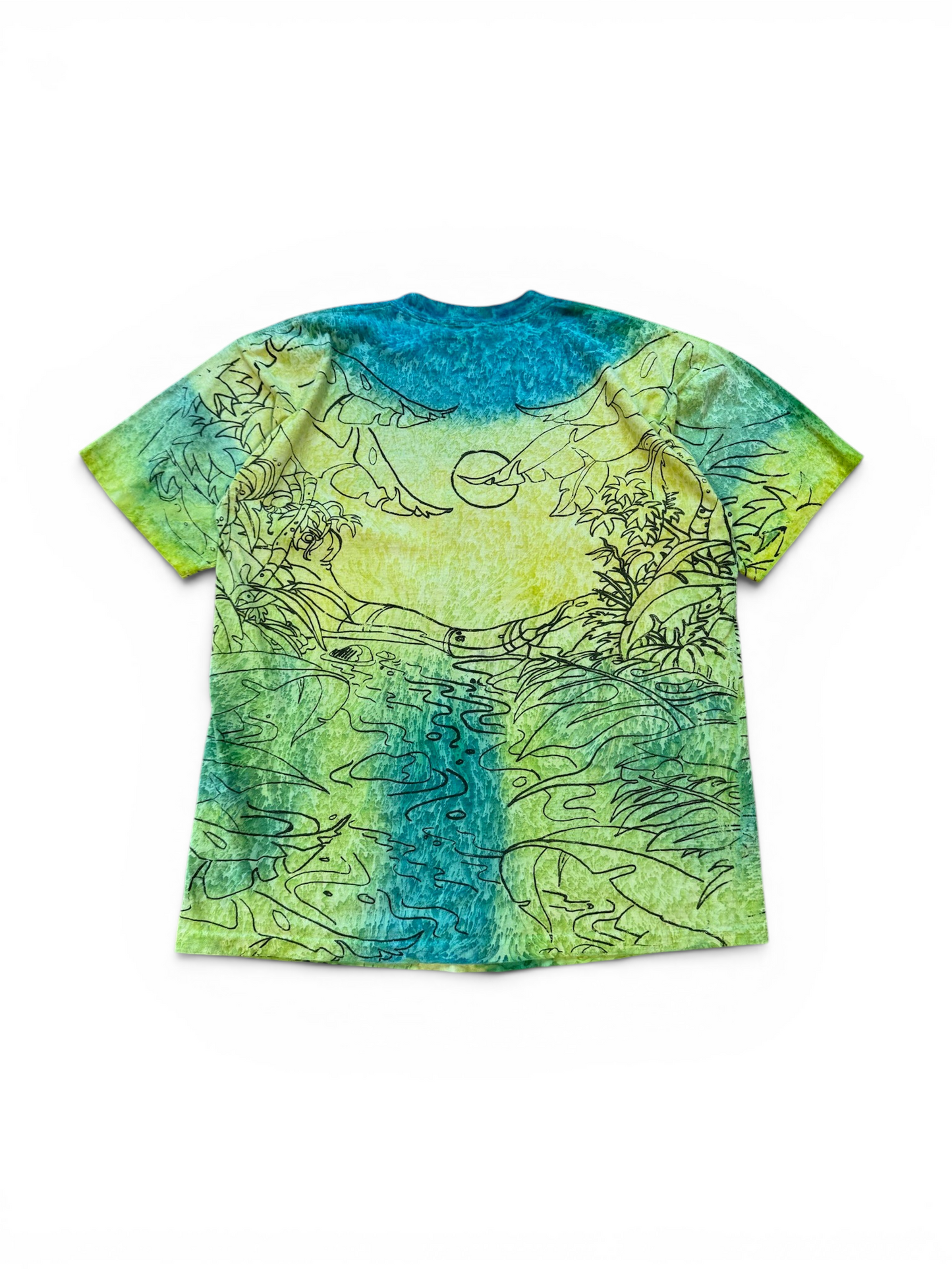 (XL) Vintage 90s The Lion King AOP Tee