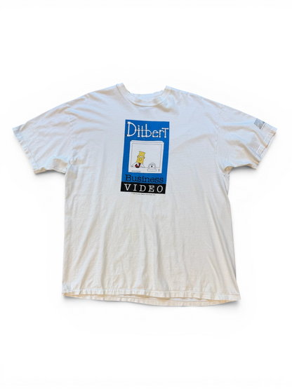 (XL) Vintage 90s Dilbert Business Video Tee