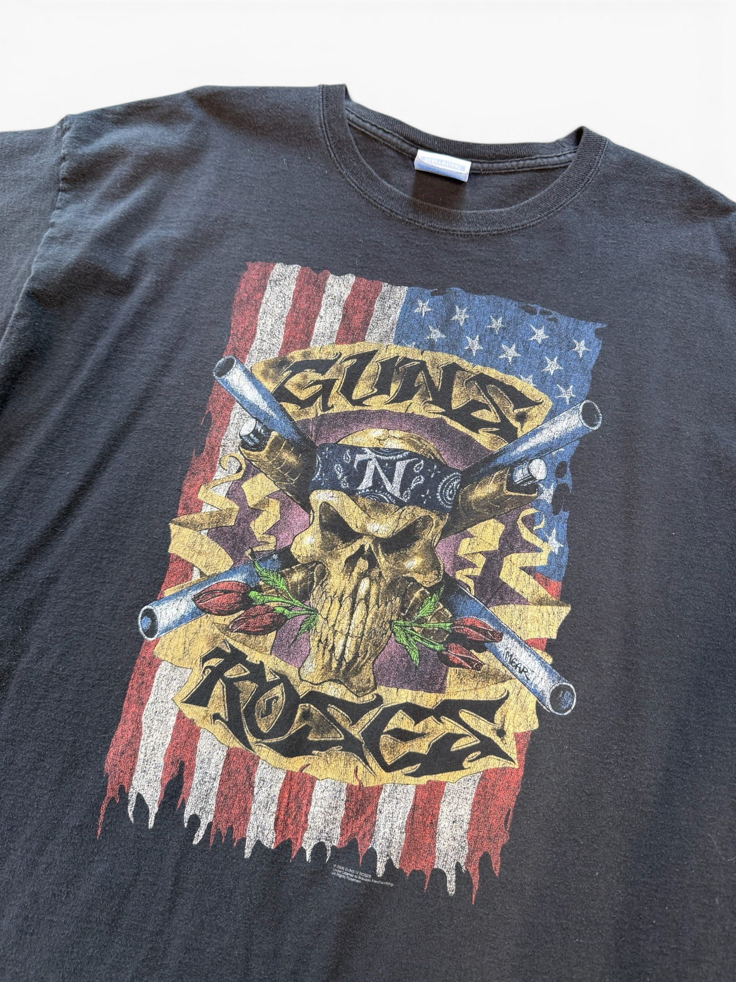 (XL) Vintage 00s Guns & Roses Skeleton Tee
