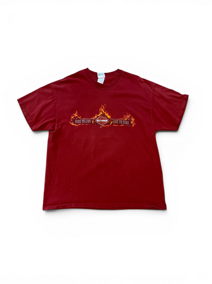 (XL) Vintage 00s Harley Davidson Aviation Tee