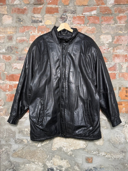 (L) Vtg "Very Trendy" Leather Jacket
