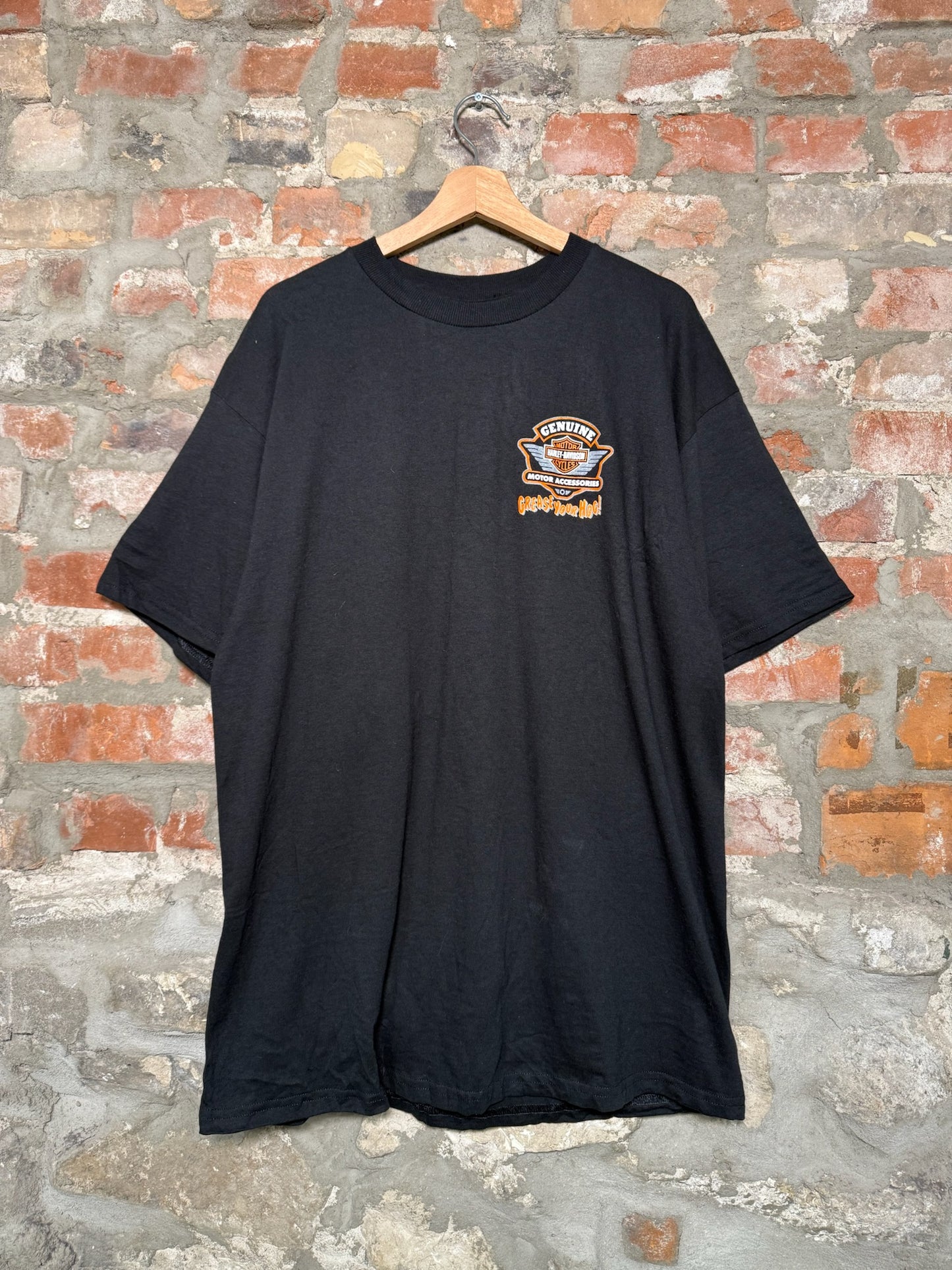 (XL) Vtg Harley Davidson Grease Your Hog T-Shirt