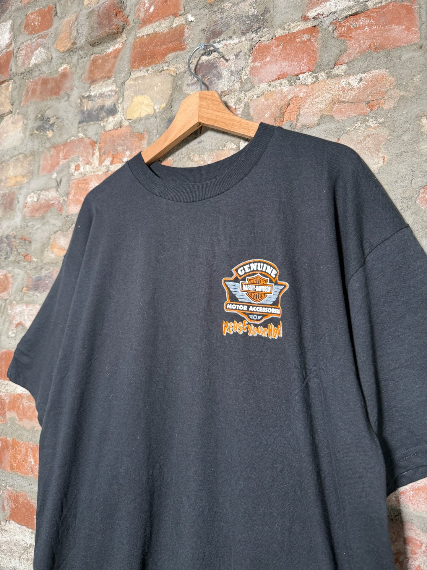 (XL) Vtg Harley Davidson Grease Your Hog T-Shirt