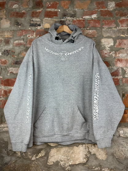 Vtg West Coast Choppers Long Beach Hoodie Sz XL