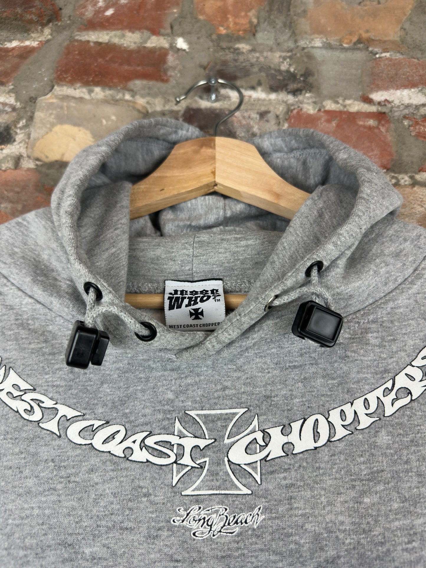 Vtg West Coast Choppers Long Beach Hoodie Sz XL