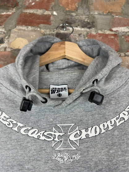 Vtg West Coast Choppers Long Beach Hoodie Sz XL