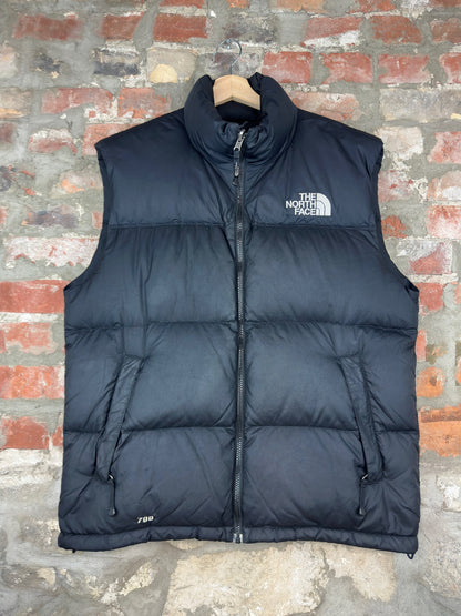 The North Face 700 Black Puffer Vest Sz L