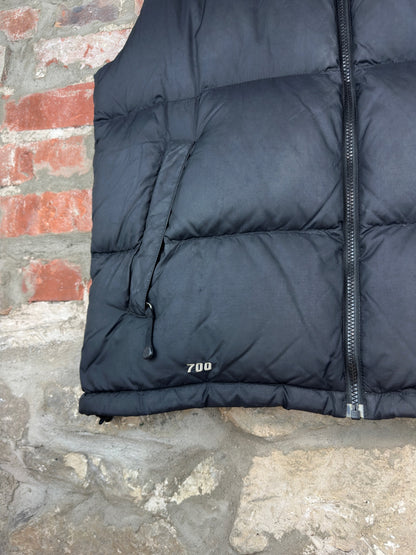 The North Face 700 Black Puffer Vest Sz L