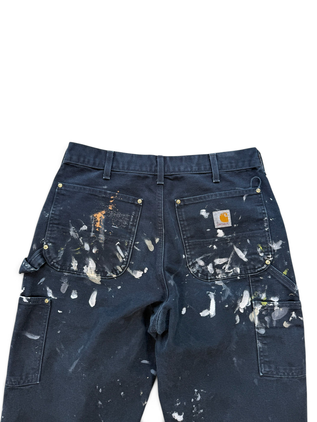 (32W) Vintage Carhartt Paint Splatter Double Knees