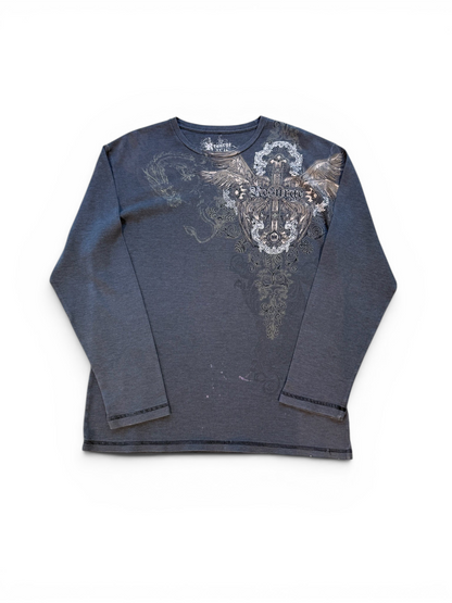 (XL) Y2K Resurge Waffle Knit Longsleeve