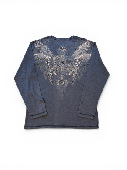 (XL) Y2K Resurge Waffle Knit Longsleeve