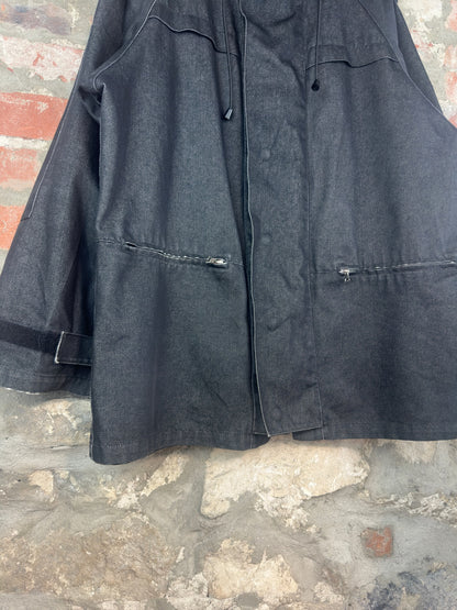 00s A.P.C. Raw Denim Down Jacket Sz M