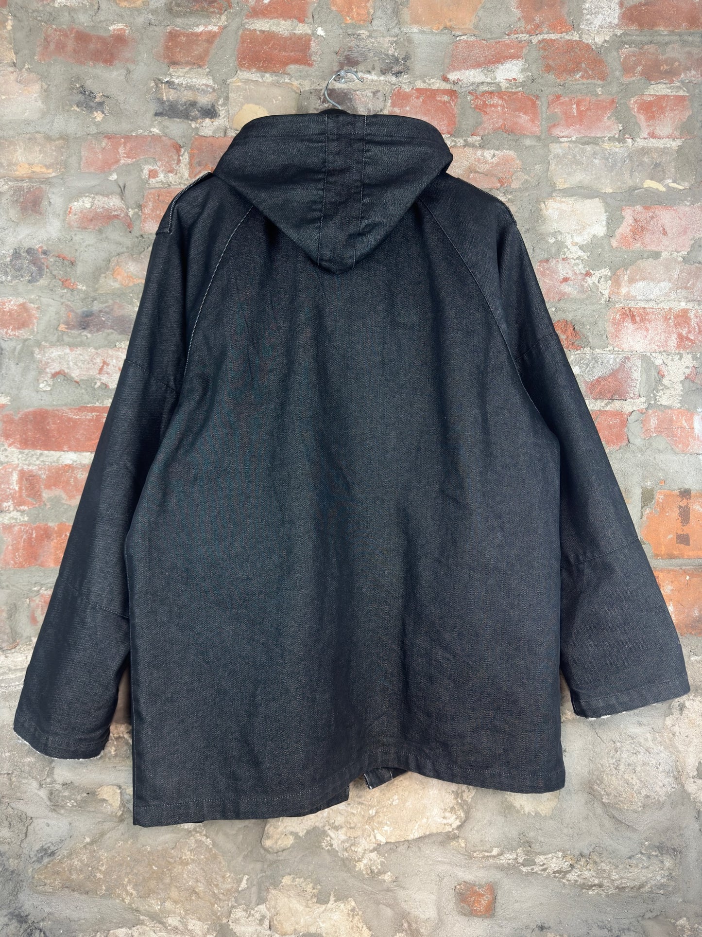 00s A.P.C. Raw Denim Down Jacket Sz M