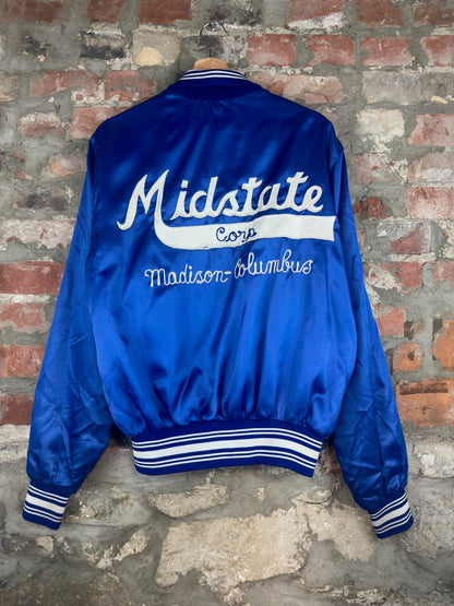 90s Swingster Midstate Light Bomber Jacket Sz L
