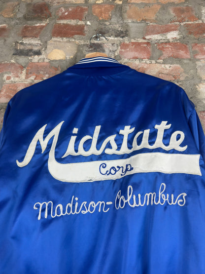 90s Swingster Midstate Light Bomber Jacket Sz L
