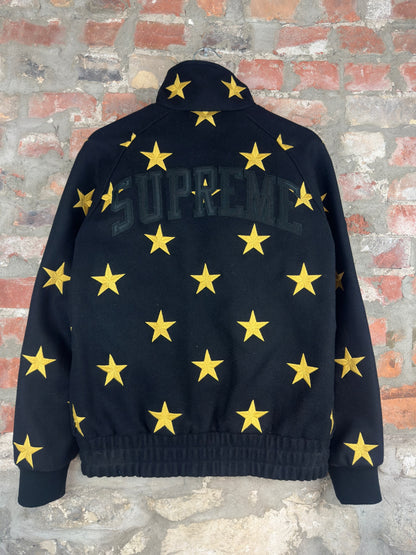 Supreme Stars Zip Stadium Jacket Sz S