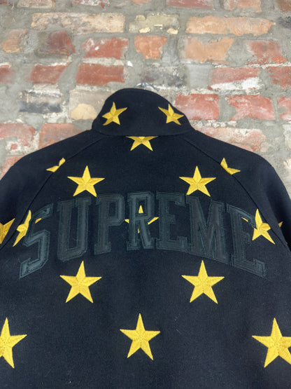 Supreme Stars Zip Stadium Jacket Sz S