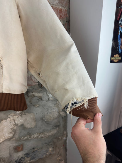 90s Carhartt Thrashed Hooded Jacket Sz L