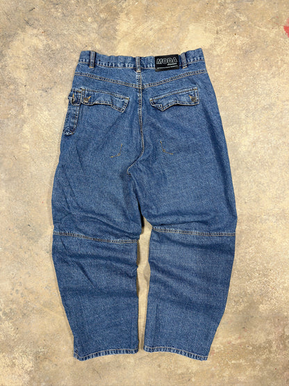 Y2K Moda Baggy Jeans Sz 36