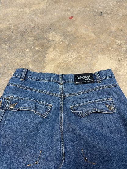 Y2K Moda Baggy Jeans Sz 36