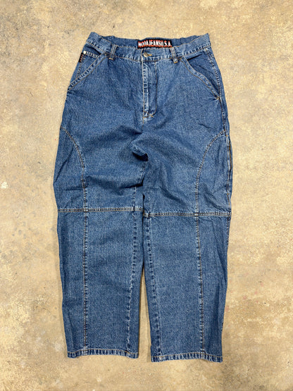 Y2K Moda Baggy Jeans Sz 36
