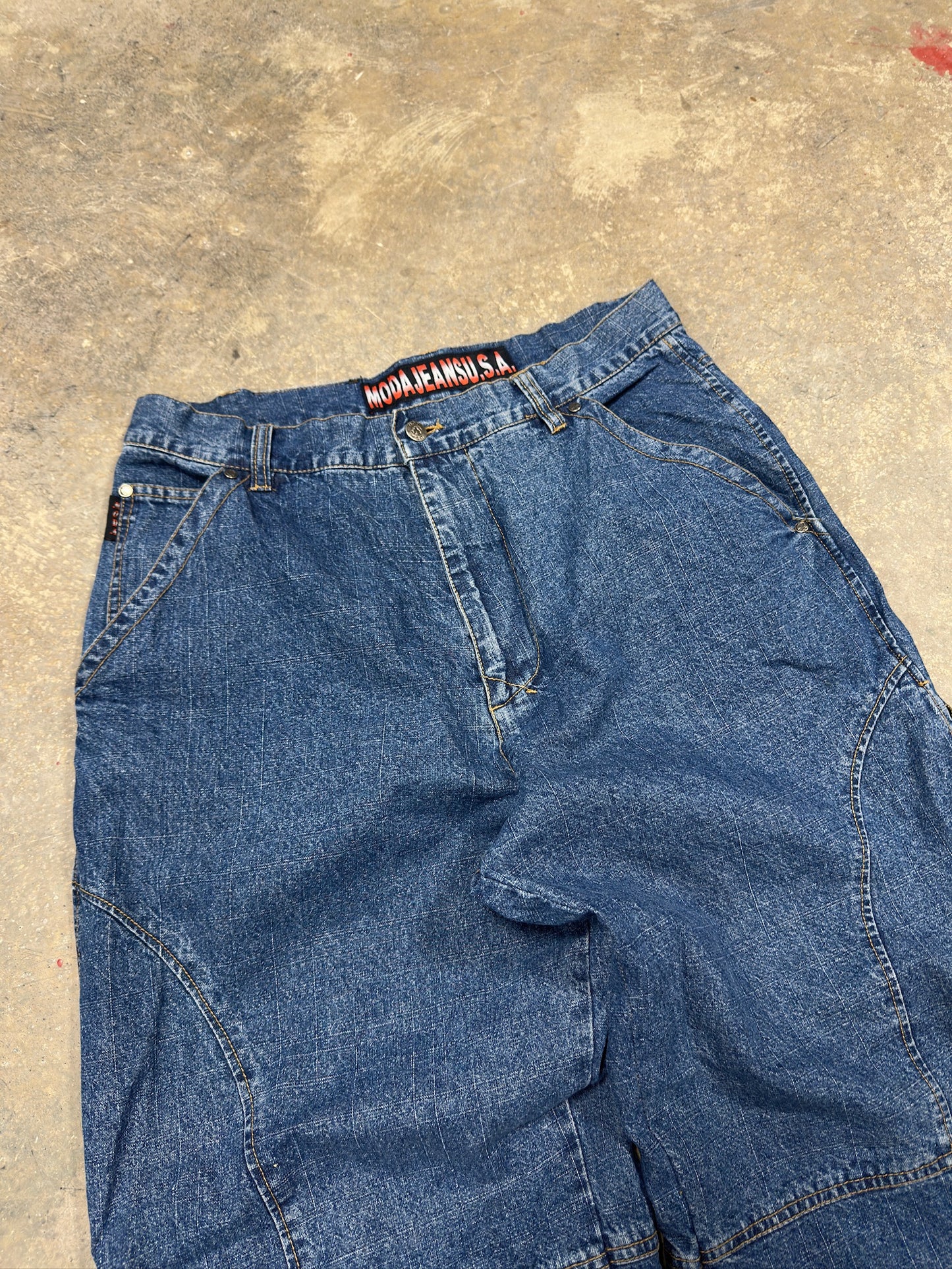 Y2K Moda Baggy Jeans Sz 36