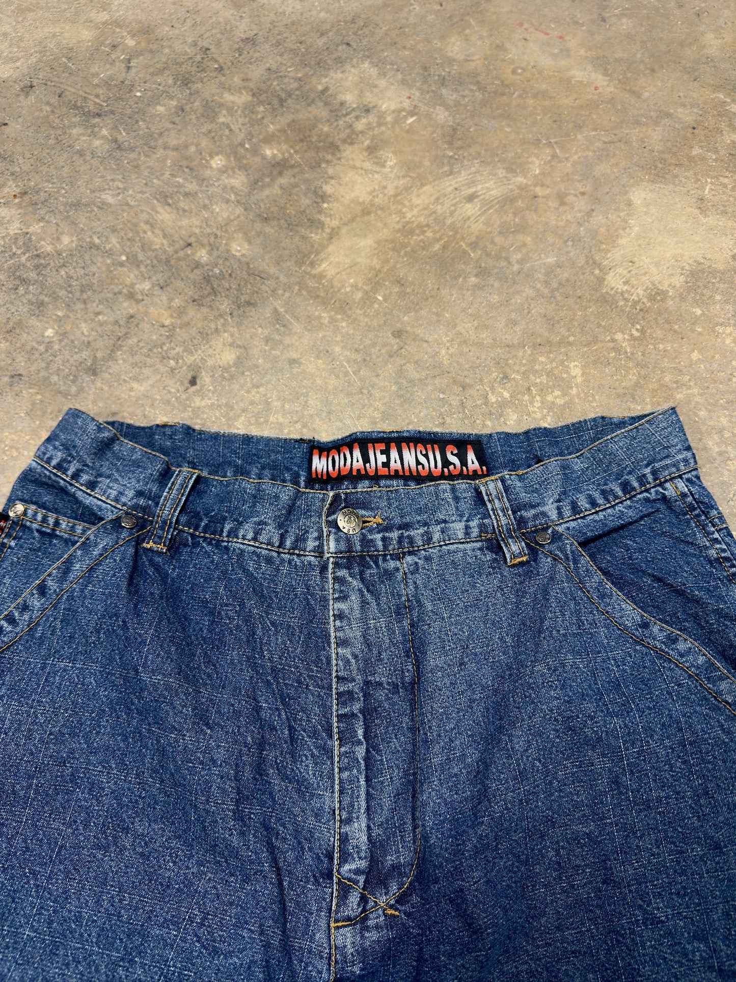 Y2K Moda Baggy Jeans Sz 36