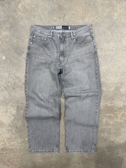 90s Levis Silvertab Grey Washed Denim Sz 36W