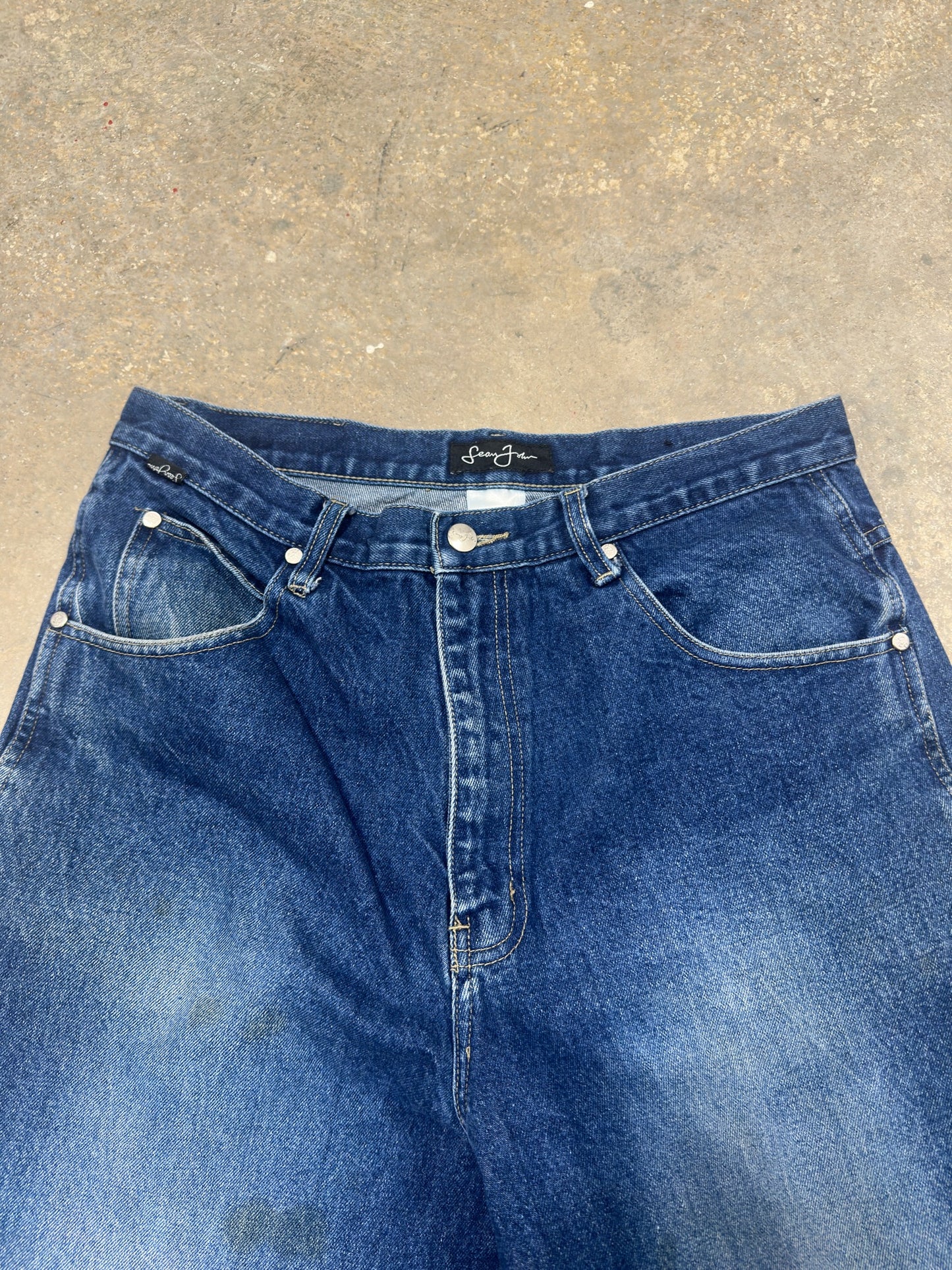 Y2K Sean John Baggy Denim Sz 34