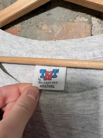 1990s Popeye Ohio State Grey Tee Sz XL