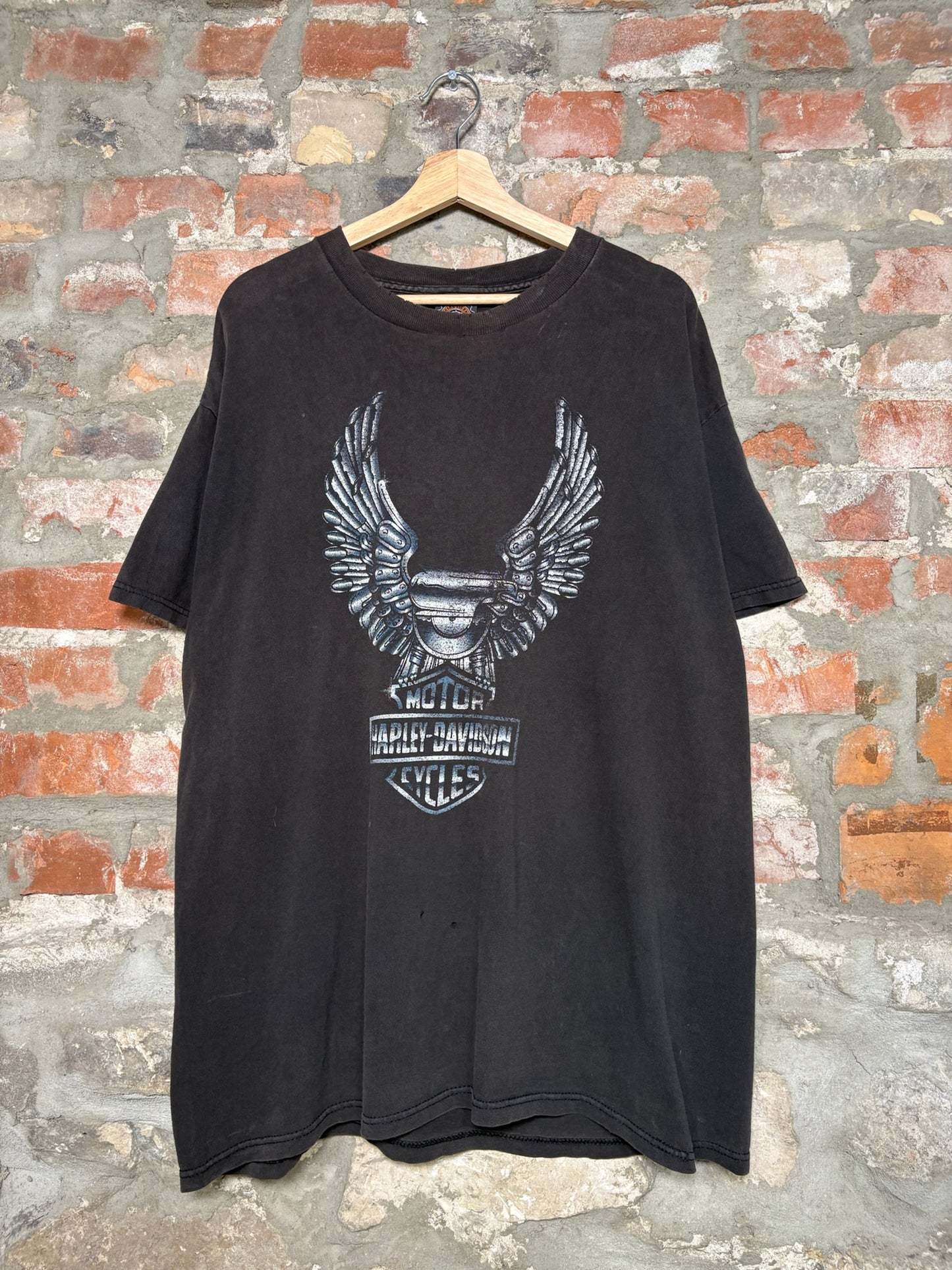 90s Harley Davidson Steel Eagle Tee Sz XL