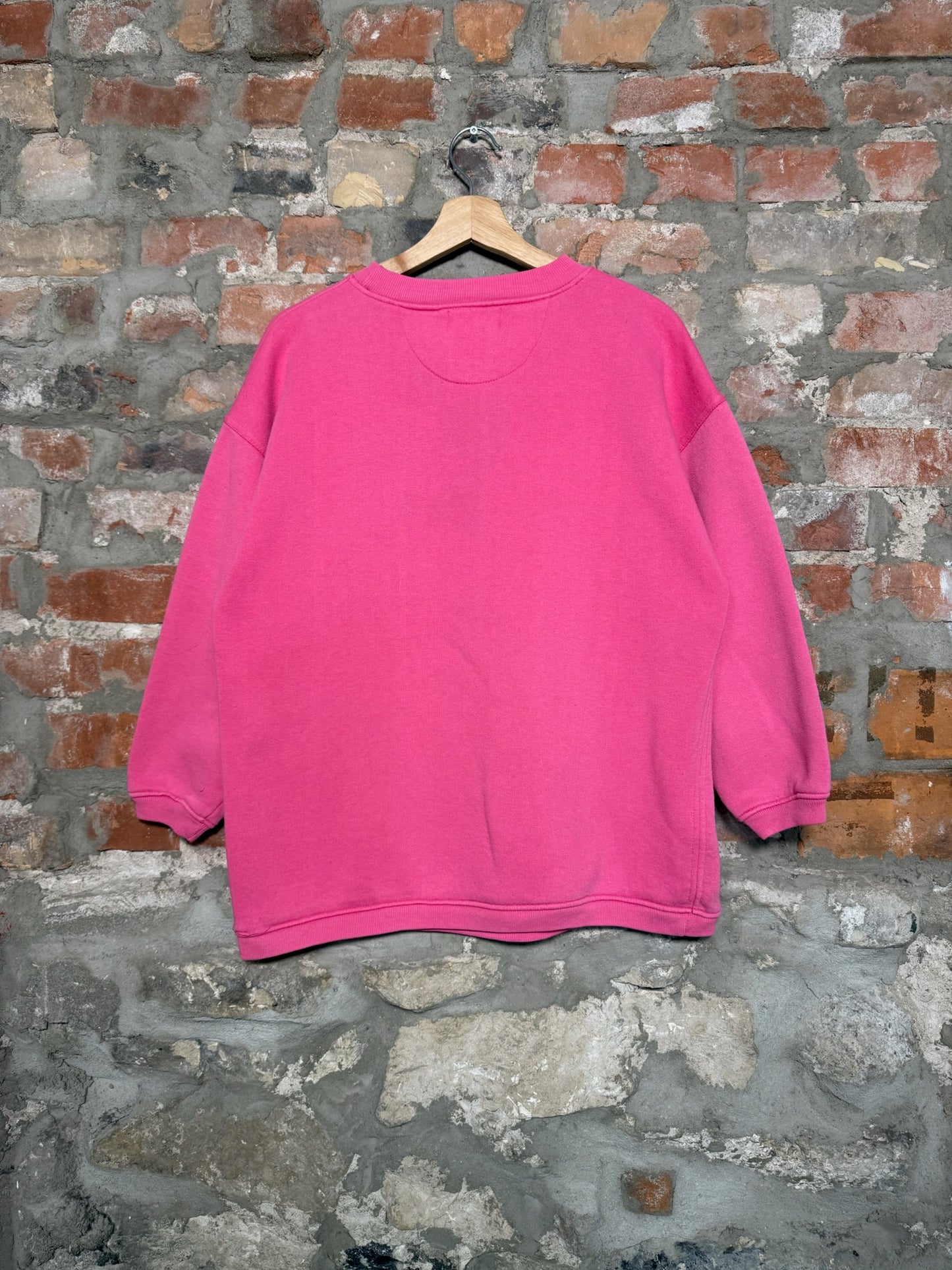 (M) 90s Yale University Bulldogs Pink Crewneck