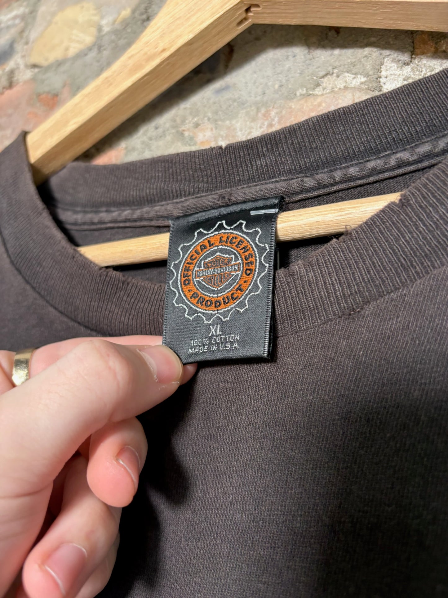 90s Harley Davidson Steel Eagle Tee Sz XL