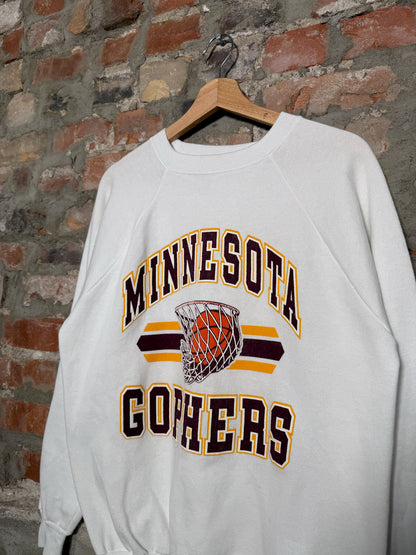 (L) 90s Minnesota Gophers Basketball Crewneck