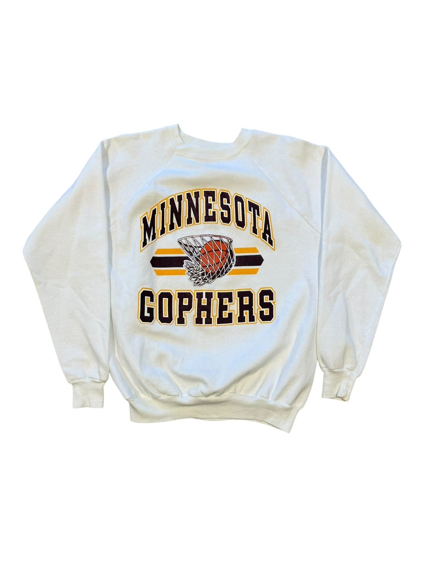 (L) 90s Minnesota Gophers Basketball Crewneck