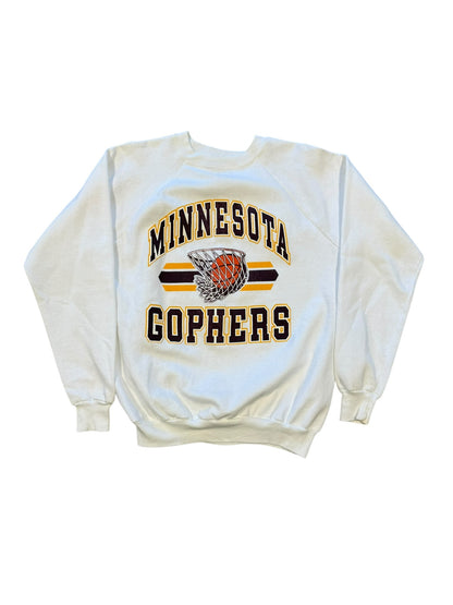 (L) 90s Minnesota Gophers Basketball Crewneck
